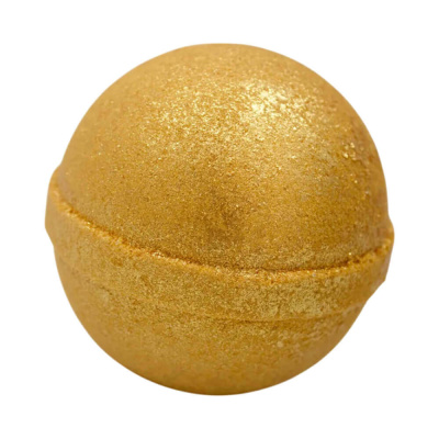 Золотая бомбочка для ванны с фруктово-мускусным ароматом DUSHA Imperatrice