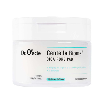 Тонер-пэды для сужения пор Dr.Oracle Centella Biome Toner Pad
