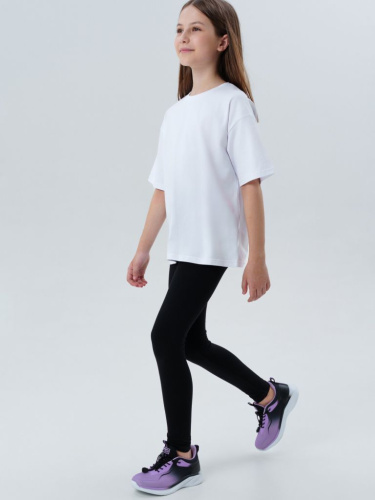 Комплект трикотажный для девочек: фуфайка (футболка), брюки (легинсы)