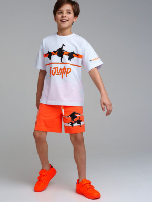 Комплект трикотажный для мальчиков: фуфайка (футболка), шорты