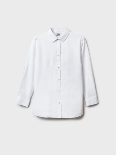 Комплект для девочек: блузка текстильная, жилет трикотажный