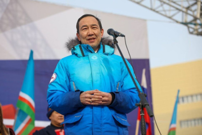 Айсен Николаев: Российский народ умеет трудиться, идти вперед и побеждать / ЯСИА   