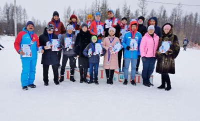 Победители и призеры лыжных соревнований "Проверка на выносливость" /   Мирнинский 