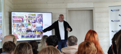 Секретарь СЖР Владимир Касютин принял участие в форуме средств массовой информации Ленинградской области /    