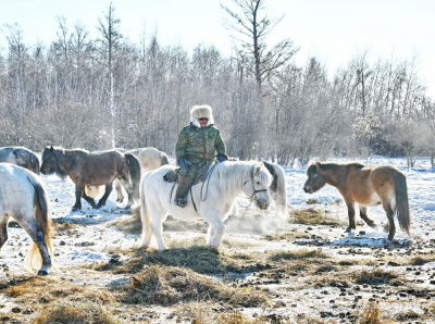 Глава Якутии поздравляет с Днём коневода-табунщика / ЯСИА   Республика Саха (Якутия)