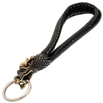 Брелок Дракон, бронза