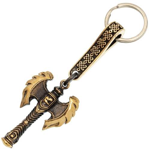 Брелок Секира, бронза