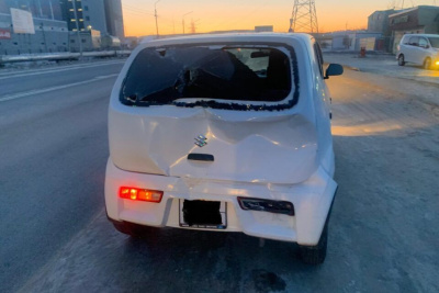 В Якутске при столкновении двух автомашин пострадала женщина / ЯСИА Якутск Якутск Республика Саха (Якутия)