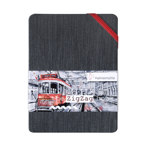 Альбом-гармошка для акварели Hahnemuhle "ZigZag" А6 18 л 300 г, мелкое зерно