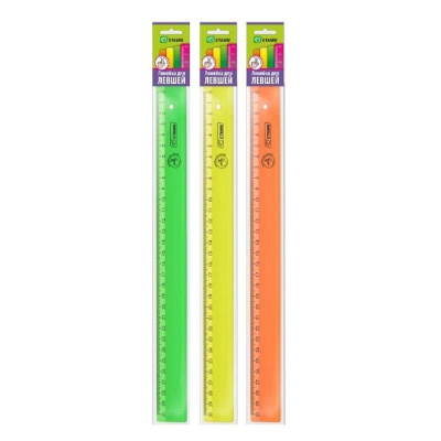 Линейка для левшей Neon 30 см