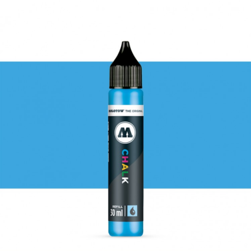 Заправка для маркеров Molotow "CHALK Refill" 30 мл Неоновый синий
