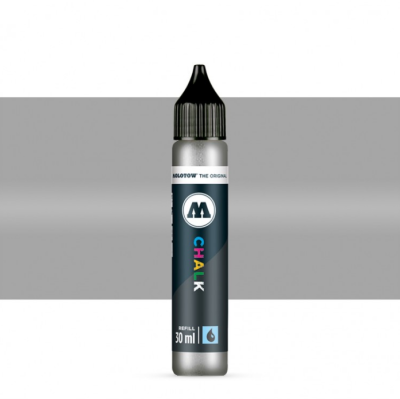 Заправка для маркеров Molotow "CHALK Refill" 30 мл Серебро