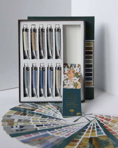 Набор акварели традиционной китайской Super Vision "Giorgio Morandi" 10 цв*8 мл туба, картон + цвето