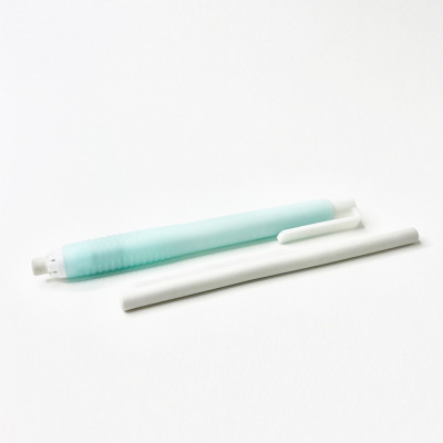 Ластик выдвижной Малевичъ с запасным стержнем, бирюзовый