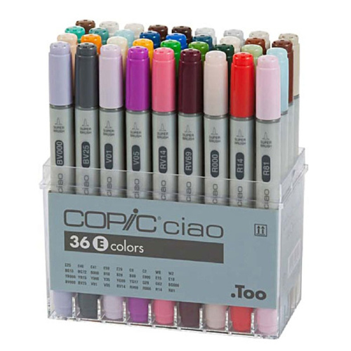 Набор маркеров Copic "Ciao Set E" 36 цв