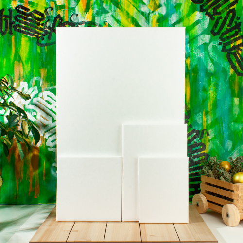 Акварельная бумага на подрамнике Малевичъ, 30х30 см