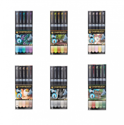 Набор маркеров Chameleon 5 шт, разные цвета