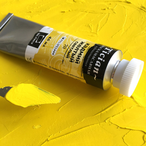 ?Масло Малевичъ "Tician" 46 мл Кадмий желтый светлый