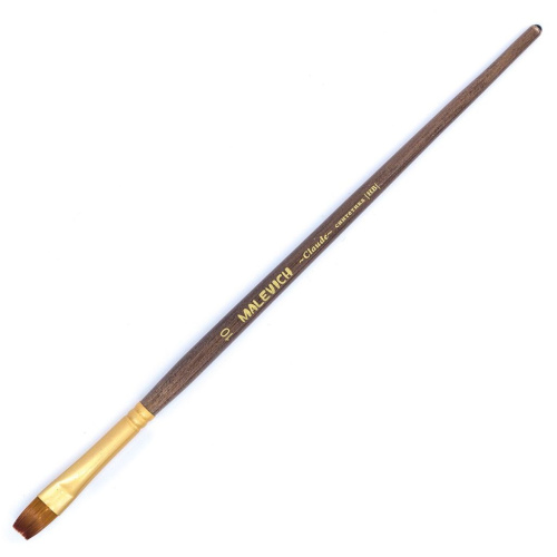 Кисть синтетика №10 плоская Малевичъ "Клод"