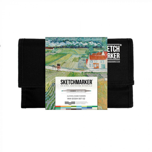 Набор маркеров SKETCHMARKER & Pushkinskiy Ван Гог SET 2 24 шт