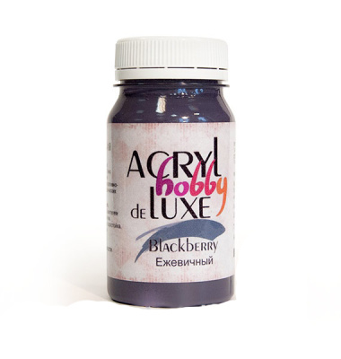 Акрил "Hobby Delux" 100 мл Ежевичный мусс