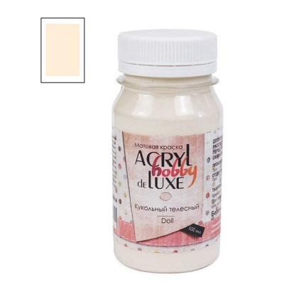 Акрил "Hobby Delux" 100 мл Кукольный Телесный