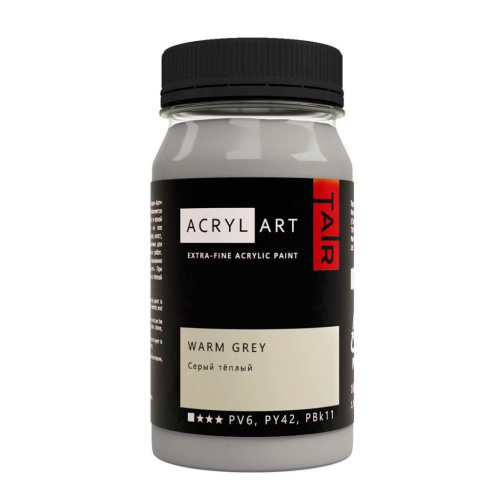 Акрил АРТ 100 мл Серый теплый