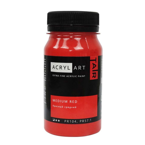 Акрил АРТ 100 мл Красный средний