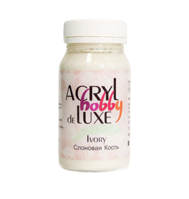 Акрил "Hobby Delux" 100 мл Слоновая кость