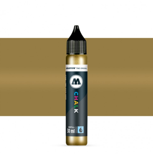 Заправка для маркеров Molotow "CHALK Refill" 30 мл Золото