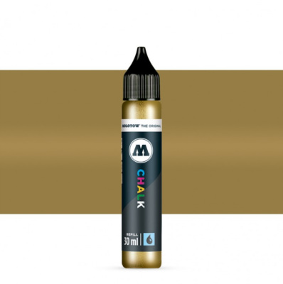 Заправка для маркеров Molotow "CHALK Refill" 30 мл Золото