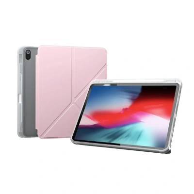 Чехол-книжка WIWU Classic III Case для Apple iPad 10 (2022)/iPad 11 (2025) (полиуретан с подставкой) (GF-003) (розовый)