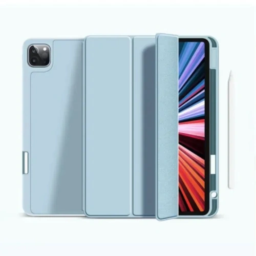 Чехол-книжка WIWU Protective Case для Apple iPad Pro 11 (2024), с подставкой и отделением под стилус (голубой)
