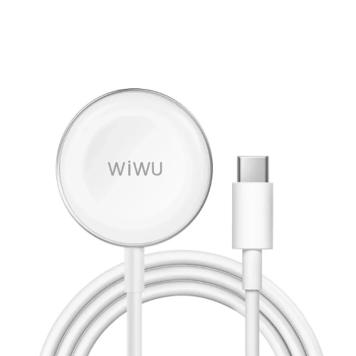 Беспроводное зарядное устройство WiWU M18 Type-C для Apple Watch (серебристый)