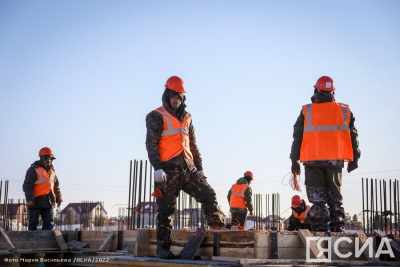 Первые дома микрорайона «Звездный» в Якутске готовы на 30% / Николай Борисов Якутск Якутск Республика Саха (Якутия)