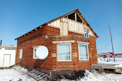 Многодетная семья из Вилюйского улуса подключилась к газу по социальной газификации / ЯСИА  Вилюйский 