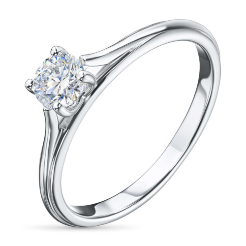 Помолвочное кольцо из белого золота э4012кц07200753_white