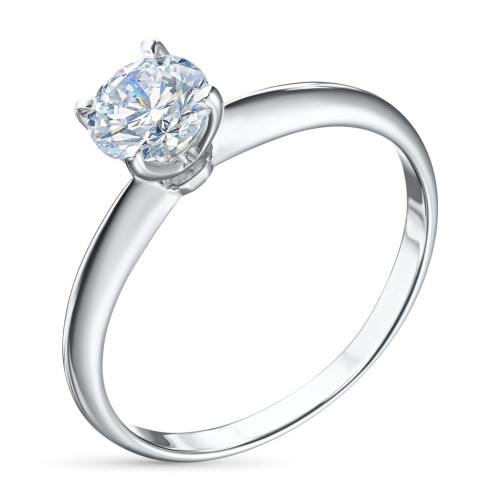 Помолвочное кольцо из белого золота э0912кц06181200_white