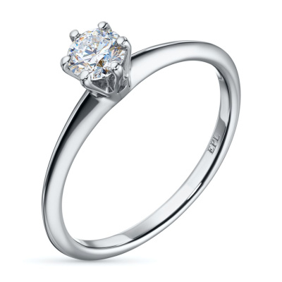 Помолвочное кольцо из белого золота э0912кц06200856_white