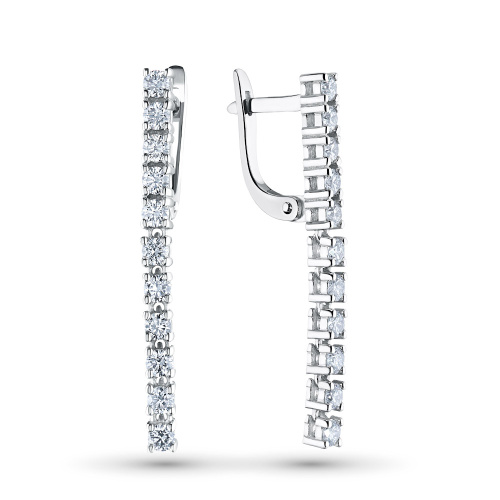 Серьги из белого золота э4712сг07190510