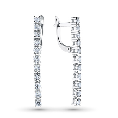 Серьги из белого золота э4712сг07190510