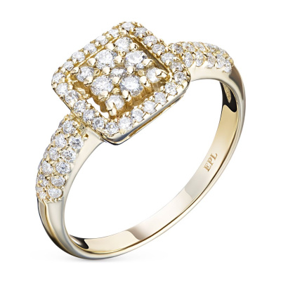 Классическое кольцо из желтого золота э0312кц04210657_white