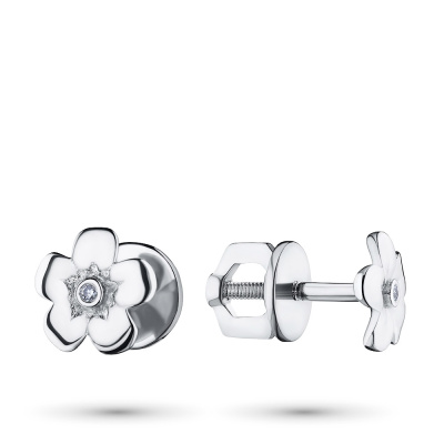 Пусеты из серебра э0612пс03152700