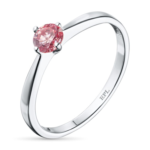 Классическое кольцо из белого золота э4012кц02134300_pink
