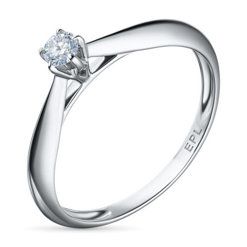 Помолвочное кольцо из серебра э0612кц08200118_white