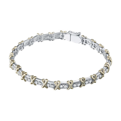 Браслет из белого золота с бриллиантами э4801бр06200905