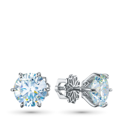 Пусеты из белого золота э4712пс12240364_white