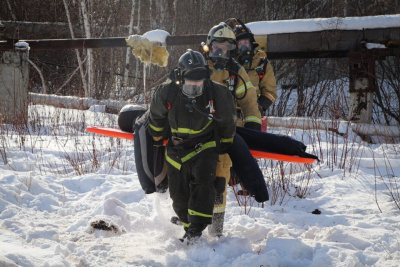 Огнеборцы Якутии соревновались на лучшее звено газодымозащитной службы / ЯСИА   Республика Саха (Якутия)