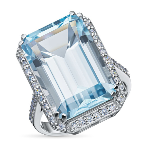 Кольцо из белого золота с топазом э4709кц03250351_white