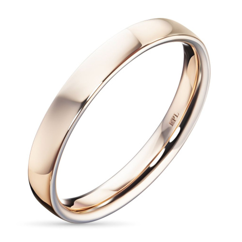 Гладкое кольцо из красного золота э0200кц01210551